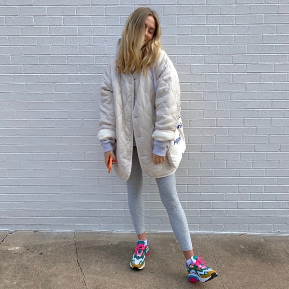 Aritzia Jackets & Blazers - Aritzia TNA Montauk Jacket Cream Size M